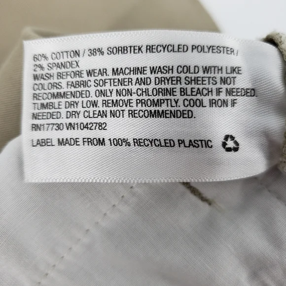 NWT Cat & Jack Boys School Uniform Pants Size 10 Husky Four Pack Vintage Khaki - Picture 5 of 8